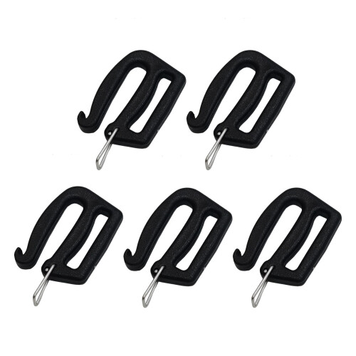 Webbing Release G Hook Camping Equipment Bag 1 inch Black Backpack Adj