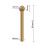 3 Pieces Grinding Wheels Bit Sphere Grinding Head for Grinding Carving 2