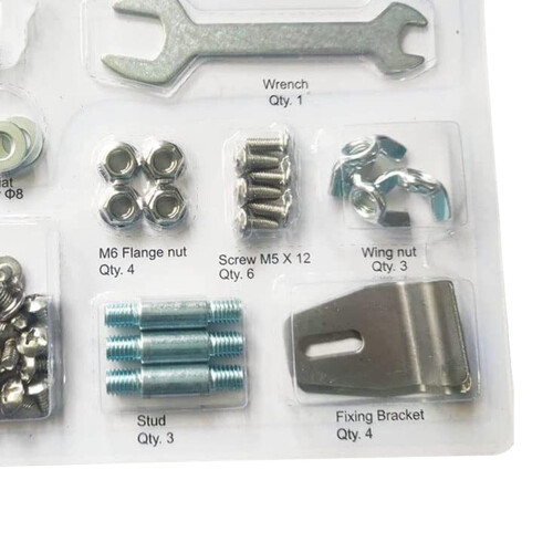 Outdoor Heater Replacement Hardware Fixing Tool Set with Wrench Access 2