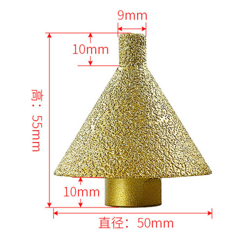 Diamond Chamfer Round Bevel Diamond Milling Bit for Ceramic Marble Por 1