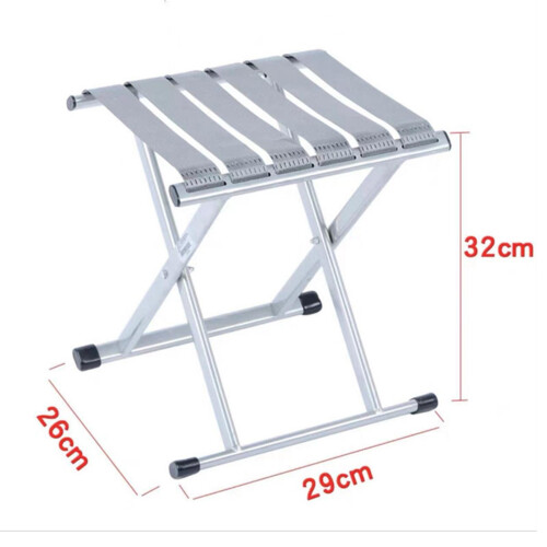 Folding Camping Stool Foot Stool Seat Collapsible Stool for Park Train 1