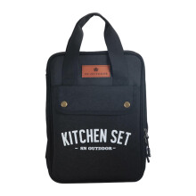 Camping Utensils Organizer Portable Cookware Bag for Backpacking BBQ K