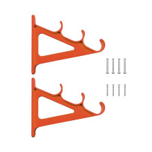 2 Pieces Fishing Rod Storage Rack Practical Durable for Wall Garage Do