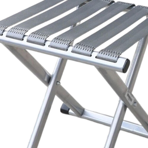 Folding Camping Stool Foot Stool Seat Collapsible Stool for Park Train 2