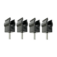 4 Pieces Camping Folding Wagon Table Buckles Black Grocery Wagon Card