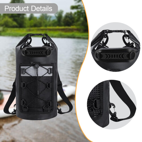 Dry Bag Comfortable Storage Bag Floating Backpack for Camping Rafting 2