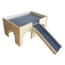 Hamster House Sturdy Decor Guinea Pig House for Small Pet Guinea Pig H