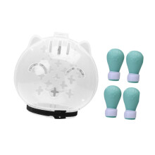 Cat Muzzle Multifunctional Pet Tools with Foot Pads for Home Grooming