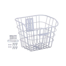 Bicycle Cargo Rack Basket Pets Carrier Metal Shopping Bag Front Bike B