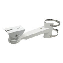 Security Camera Corner Pole Mount Bracket with Loop for Outdoor Home C