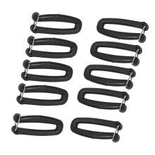 10Pcs Webbing Strap Hook Attachments for Backpack Strap Luggage Strap