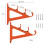 2 Pieces Fishing Rod Storage Rack Practical Durable for Wall Garage Do 2