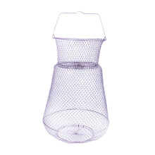 Wire Fish Basket Storage Cage Folding Protective Convenient Fishing Ne