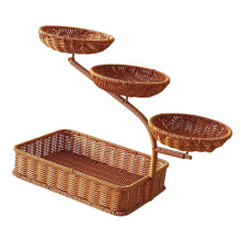 Fruit Basket Multi Tiers Compact Kitchen Counter Organizer Rack Servin