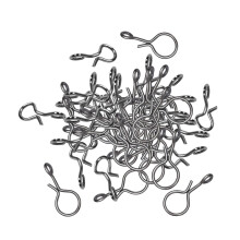 50x Fly Fishing Snap No Knot Snap for Swivels Fishing Tackle Accessori