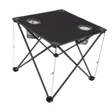 Folding Table Compact Table Portable Iron for 2 People for Beach Campi