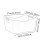 Ice Tub Multipurpose with Handle Storage Tub for Chilling Cocktail Cha 2