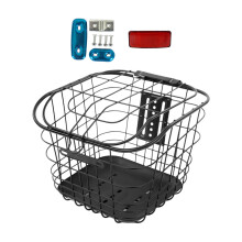 Bike Basket Iron Multi Purpose Bike Cargo Rack for Shopping Commuting