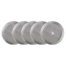 5Pcs French Press Replacement Filters Supplies Stainless Steel Mesh fo