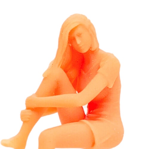 1:64 Beauty Figure Model Resin Train Model People for Sand Table Acces 2