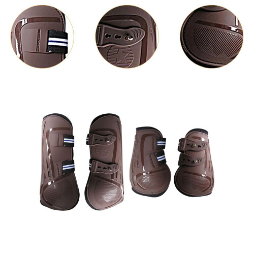 4Pcs Horses Boots Leg Protection for Jumping Training Equestrian Acces 2