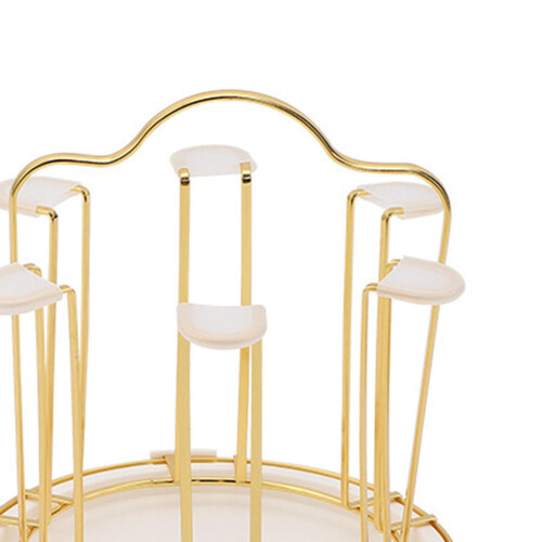 Cup Drying Rack Portable Drinking Glass Drainer Stand for Bar Kitchen 2