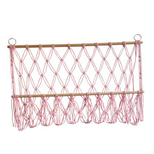 Wall Hanging Net Toy Storage Organizer Durable Handwoven Plush Toy Org