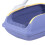 Open Top Cat Litter Box Compact Cat Sand Box Easy to Clean Durable for 3