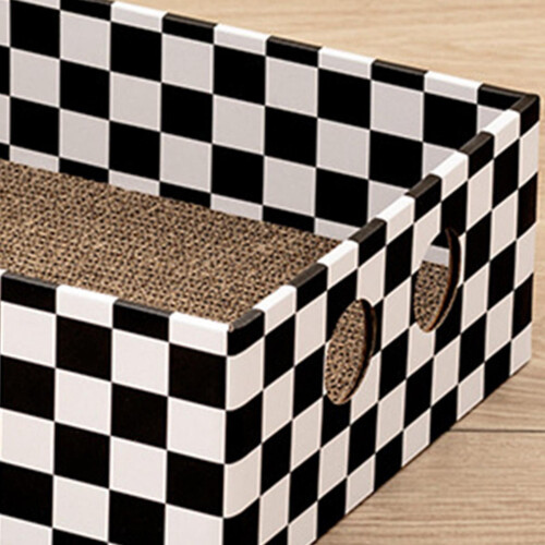Cardboard Cat Scratcher Box Scratching Board for Small Medium Cat Kitt 2