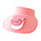 Sun Visor Hat with Fan 3 Speeds Sun Protection Adjustable USB Powered 1