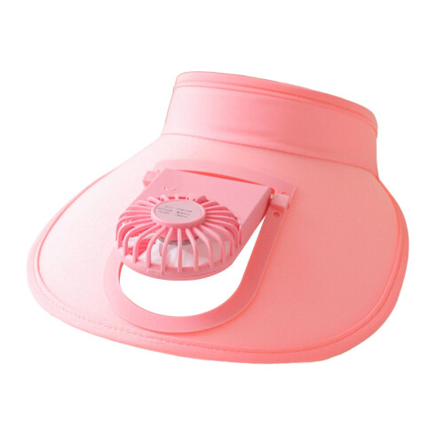 Sun Visor Hat with Fan 3 Speeds Sun Protection Adjustable USB Powered