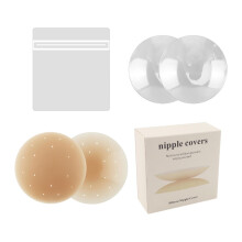 Nipple Cover for Women Bra Thin Silicone Nipple Pasties Sticky Breast