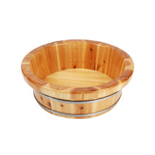 Wood Footbath Basin Household Home Supplie Foot Soaking Bath Basin Bas