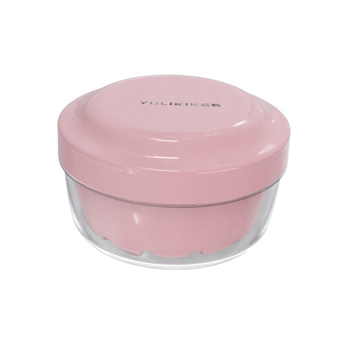 Denture Case with Strainer for Retainer Cleaning False Teeth Pink