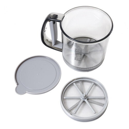 Baking Flour Sifter Cup Kitchen Semi Automatic Flour Filters for Cocoa