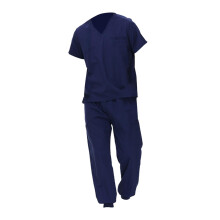 Uniform Scrub Set for Men Top and Pants V Neck Soft Workwear for Cosme