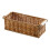 Imitation Rattan Baskets Storage Basket Bin Rectangular for Home Bar K 1