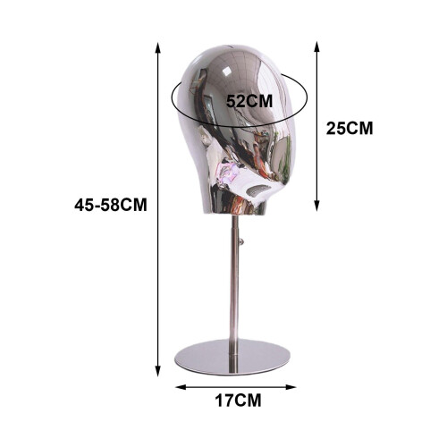 Hat Display Stand Mannequin Head Model for Styling Drying Salon Person 1