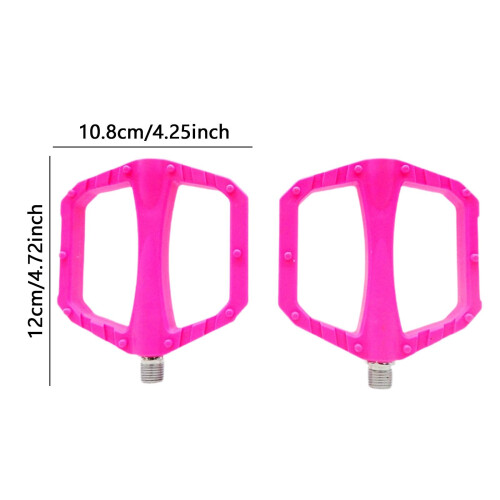 Road Bike Pedals Replacement Easy Installation Smooth DU Bearing Light 1
