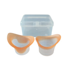 2 Pieces Silicone Eye Wash Cups for Remove Makeup Reusable Eye Rinse C