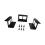 Under Desk Laptop Mount Brackets Stand Set Invisible Storage Notebook 1