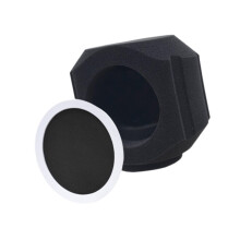 Mic Pop Filter for Noise and Reflection Reduction Indoor Outdoor Vocal