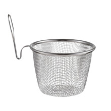 Mesh Strainer with Handle Noodle Straining Basket for Kitchen Noodles
