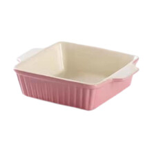 Ceramic Baking Dish Large Lasagna Pan Deep for Oven for Picnics Cake C