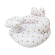 Baby Inflatable Seat Portable Built in Air Pump Back Support Baby Floo