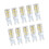 10Pcs G9 LED Bulbs 5W Soft Light Energetic 360 Beam Angle Replacement 1