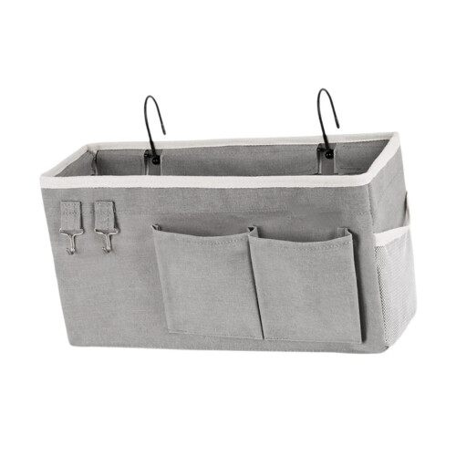 Bedside Hanging Storage Bag Bedside Storage Organizer for Books Home C