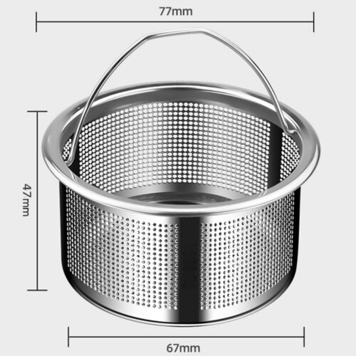 Kitchen Sink Strainer Drain Strainer with Handle for RV Restaurant Hou 1