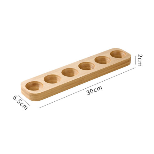 Wooden Egg Holder Rustic Egg Container Rack for Household Supermarket 1