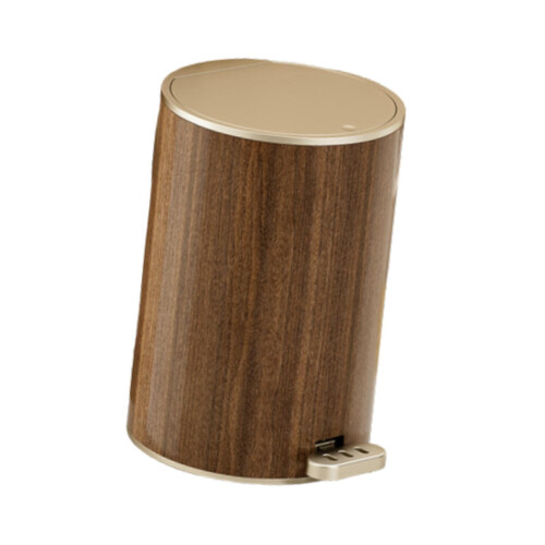 Bathroom Trash Can with Lid Step on Trash Can for Office Laundry Room